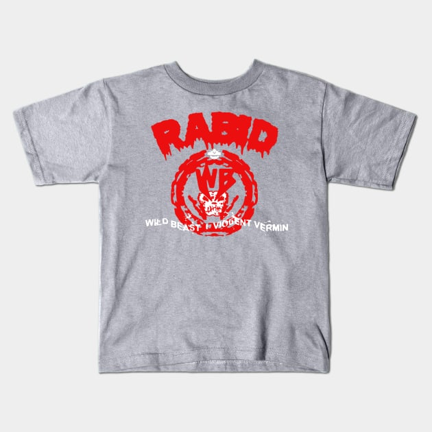 Rabid VV|WB Kids T-Shirt by Tyler Teej